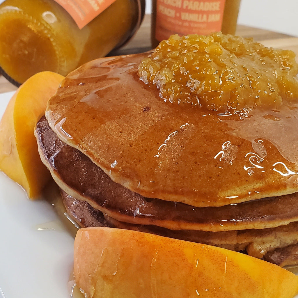 Peach & Vanilla Jam (Pèch ak Vaniy) – Caribbean Comfort in Every Jar