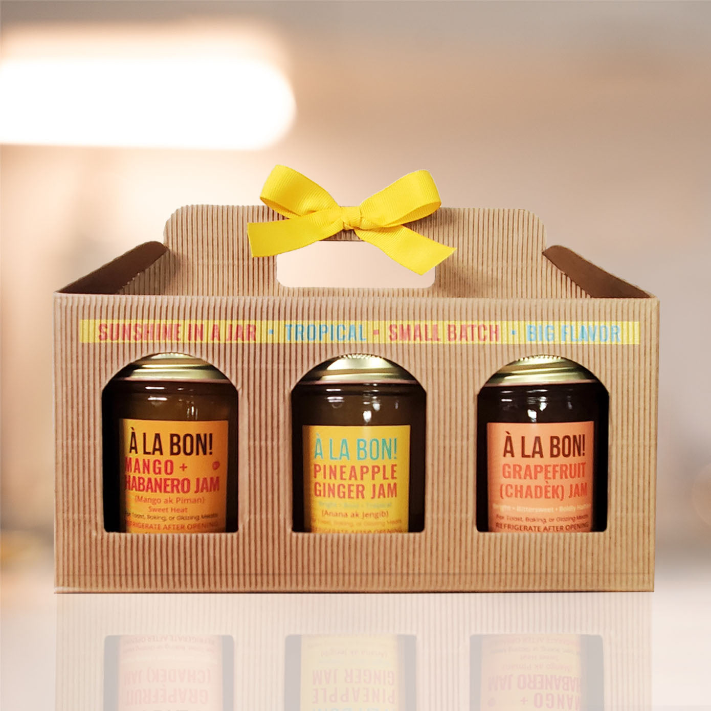 À La Bon! Limited Edition Gift Box – 3 Jar Tropical Jam Set