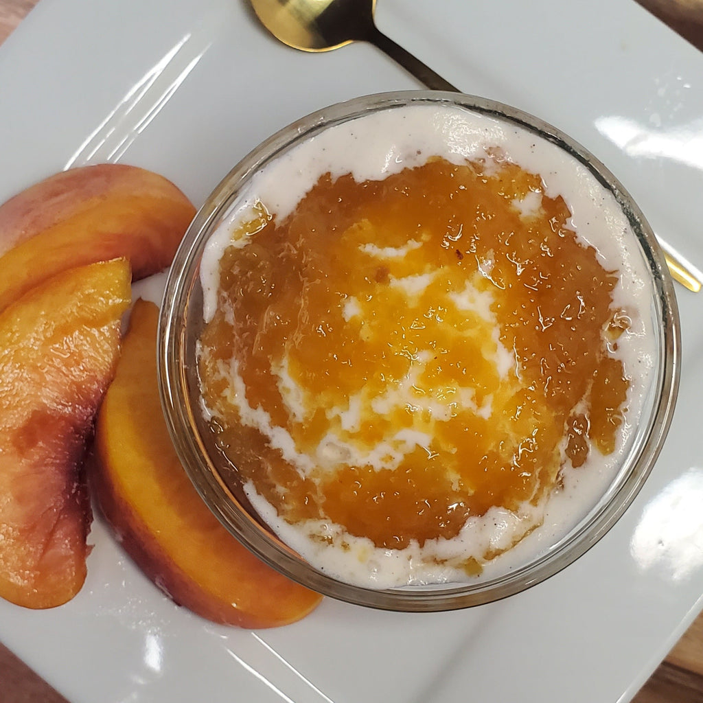 Peach & Vanilla Jam (Pèch ak Vaniy) – Caribbean Comfort in Every Jar